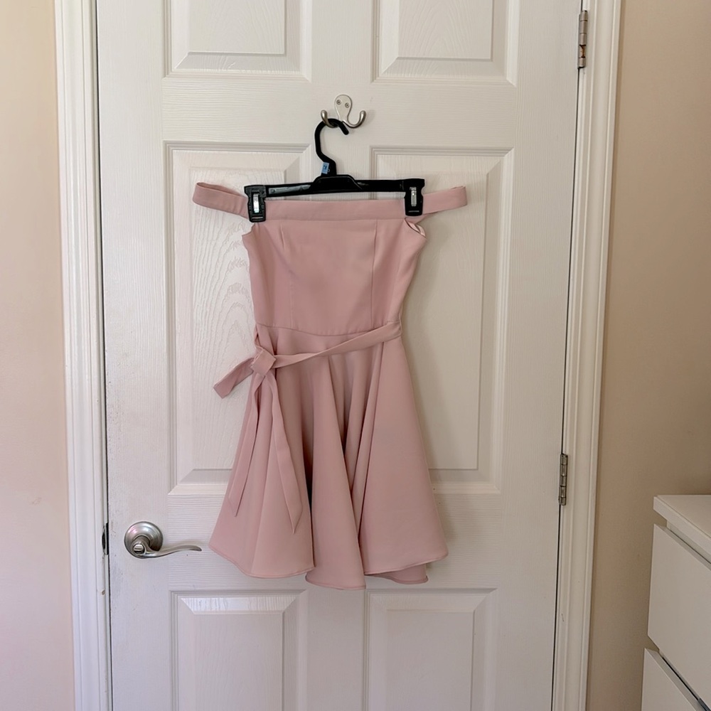 Michael Costello x Revolve Pink Mini Dress